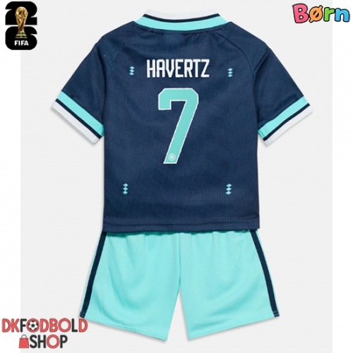 Tyskland Kai Havertz #7 Udebanesæt Børn VM 2026 Kort ærmer (+ korte bukser)